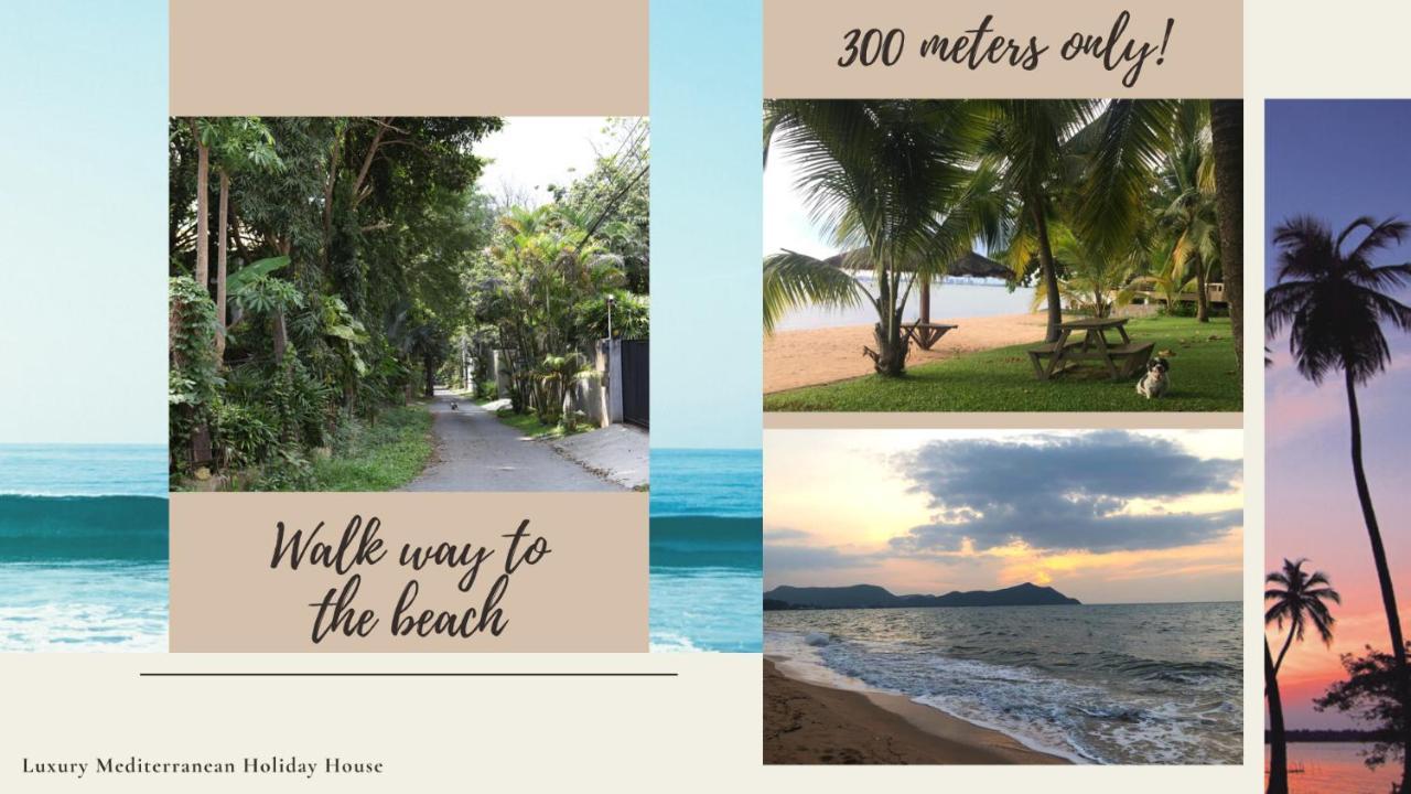 300M From Beach - Luxury Mediterranean Holiday House - Pets Welcome Bang Sare Luaran gambar